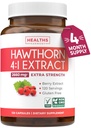 Super Potent Hawthorn Berry Extract Kapsle - Hawthorn Berry dodatek Vyrobeno z extra sílu Koncentrát na podporu srdce a stravitelné zdraví - Vegan Non- GMO & gluten zdarma (4 měsíce dodávky)