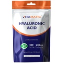 Vitamatic Hyaluronic Acid Powder 200mg - Podporuje zdravé spojovací tkáně a klouby - Podpora mladistvé zdravé kůže - 100 Gram