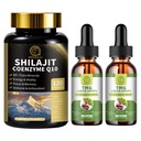 TMG (Trimethylglycin) Doplněk tekuté kapky & Shilajit Kapsle s Moss Moss