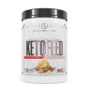 Purus Labs KetoFeed Protein Yellow 124; Keto Low Glycemic Protein Meal Replacement Yellow 124; Low Carb, 0 Sugars Yellow 124; Přidáno MCTs Yellow 124; 20g Syrovátkový protein (Slazený vanilkový karamel)