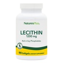 NaturesPlus Lecithin - 1200 mg, 90 Softgels - Bohaté na Soy fosfatidy - gluten zdarma - 90 Služeb