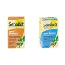 Senokot Extra Síla Přírodní rostlinná Laxative & S Dual Action 60 Tablety, Přírodní rostlinná Laxativní ingredience Plus Stool Softener Tablety