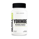 NutraBio Yohimbe Bark Extract Dodatek pro muže a ženy, 4mg, 90 Zeleninové kapsle