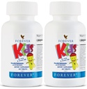 Celoživotní - Děti žvýkací multivitamin - Grape Flavor pro zdravý růst a vývoj - Žádné umělé aroma - 120 tablet (balení po 2)