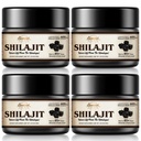 Shilajit Pure Himalayan Organic Shilajit Resin - 600mg Maximální potenciál přírodní organické Shilajit Resin s 85 + stopové minerály & Fulvic Acid for Energy, Imunitation Support, 30 Grams (4 balení)