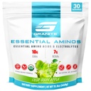 Granitová esenciální aminokyseliny Powder, Green Apple Flavor, s 10g EAA a 7g BCAA, podporuje svalovou obnovu & růst, Soy-free, gluten- free (30 Služeb)