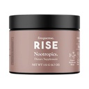 FREQUENSE - Rise Nootropic Tub - Mango Lemonade Flavor - Podporuje výkon mozku & Clarity - s houbami, B Vitamíny & Zelená káva - 132g