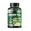 Postaven přírodou Green Tea Extract 1000mg - High potency Dodatek s 98% polyfenoly, 75% Katechiny & 45% EGCG - Natural Energy Support - Non- GMO - 120 Kapsle