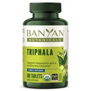 Banyan Botanicals Triphala Tablets - Organic Triphala with Amla, Haritaki & Bibhitaki - for Digestion, Elimination & Health Gut Microbiome * - 180 Tablet - Non- GMO Udržitelně Sourced Vegan