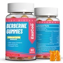 Berberine Gummies with Ceylon Cinnamon, 1200mg Berberine HCI Supplement for Metabolism and Energy Support, Vegan, Non- GMO and Gelatin- Free - 60 Count