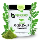 Moringa Powder Organic Certified Moringa Leaf Powder, Moringa Oleifera - Bohaté na antioxidanty a imunitní vitamín, Superfoods for Moringa Tea, Moringa Drink, India Grown, Vegan -7.05 OZ