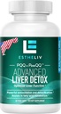 Detox a opravy detox jater PQQ + Inositol Formule, Aktualizováno V2.0 (Non Milk Thistle dodatek a extrakt z artyčoků), pro zdraví jater a jaterní detox, Reew Játra podpora