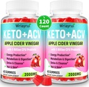 Jablečné octové gumy, Pokročilé keto ACV gumy, ACV gumy pro detox, Cleanse, Metabolismus & Digestion, Keto podpora, Vhodné se Zeleným čajem, B6 & B12, Probiotika, 120 Počítání