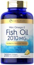 Carlyle Mini Fish Oil Softgels CLAS124; 2010 mg CLAS124; 200 Omega33 Pills CLAS124; s EPA & DHA CLAS124; Non- GMO & Gluten zdarma dodatek