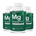Základní prvky hořčík plus zinek s vitaminem D3 CLAS124; Vědecky podložené srdce, kosti a svalová podpora CLAS124; 225mg Triple- Strength Magnesium Complex s Glycinátem, Malátem, Citrátem CLAS124; 540