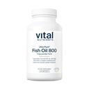 Vital Nutrients Ultra Pure ® Fish Oil 800 Triglycerid Form PHAR124; Heart, Brain, & Imunitary Health * PHAR124; Sustainable Sourced High EPA & DHA Omega33 Fatty Acid PHAR124; Lemon Flavor Gluten, Dairy, Soy Free GAR124; 90 Count
