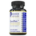 Premier Research Labs CereVen - Bylinný doplněk mozku pro paměť a soustředění s Rhodiola Rosea, Rhodiola Rosea dodatek pro podporu zdraví mozku - 60 Vegetariánské kapsle