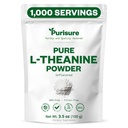 Využití L- theanine Powder, 100 g, Pure L Theanine Powder, který podporuje relaxaci a soustředění, dodatek pro kognitivní funkce, No Fillers, Non- GMO, 1000 Služeb