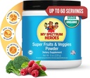 My Spectrum Heroes Super Fruits and Veggies Powder - Full Food Supplement - 16 Superfoods - Výkonný antioxidant - Imunitní zdravotní pomoc - Podporuje stravitelné zdraví - Non- GMO - Gluten- Free (228 gramů)