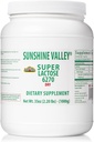Sunshine Valley ® Super Laktóza Suchý prášek (ZDARMA FLOW POUR) - Přírodní Sweettener & Baking Enhancer, Práškový cukr pro vaření a potravinářské směsi, stabilizátor potravin & Filler - 35 Oz