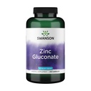 Swanson Zinek Gluconate - Minerální dodatek k podpoře zdraví prostaty, Vision Health, & Imunitní podpora - Gluconate Form for Optimal Absorption - (250 Kapsle, 50 mg každý)