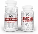 5% Nutrition 2- Stack CLAS124; Equipment & Organ Defender with NAC + Joint Defender CLAS124; Equipment, Ledvin, & Heart Support + Collagen, Glucosamine, Chondroitin, MSM, Hyaluronic acid, Turmeric Curcumin w / Bioperin
