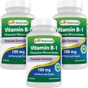 Nejlepší Naturals Vitamin B1 jako Thiamin Mononitrát 100 mg tablety (120 Počet (balení po 3))