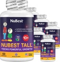 NuBest Tall 10 + Premium Kostní Pevnost Formule, Zvýšená imunita a celkové zdraví pro věk 10 + s vápníkem, Vitamin D3, Vitamin K2, a Multivitamins Př