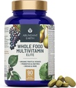 Abundant Earth All Food Multivitamin pro ženy Daily Multi Vitamíny Doplňky pro muže Mens Multivitamins + B Complex, Probiotic Multi enzyme, Omegas pro organickou energii Mood Digestion 90ct- 4pk