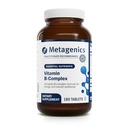 Metagenika Vitamin B- Complex - Aktivní B6 & B12 Vitaminy s folátem - Podporuje energetický metabolismus, Stresová reakce, Homocystein Balance & Nervový systém Zdraví - Vegetarian & gluten- Free - 180 Tablety