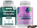 Teaveli Spirulina Chlorella a borůvkové kapsle