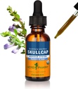 Herb Pharm Certified Organic Skullcap tekutý extrakt pro podporu nervového systému, Organic Cane Alkohol, 1 Ounce