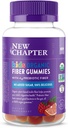 Nová kapitola Organic Fiber Gummies for Kids, 4g Delicious Plant- Based Prebiotic Fiber for Digestive Health, Vegan, Non- GMO, USDA Organic, Gluten Free, Citrus- Berry Ochucené, 60 ct