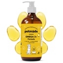 Omega 3 Fish Oil for Dogs Skin and Coat - Divoký aljašský Pollock Oil for Itchy Skin - Omega 3 Fatty Acids for Dogs - Liquid EPA & DHA doplňky - se zinkem, Vitamin C, B2, B7 & E - 16 Fl Oz