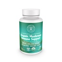Imunitní kapsle na organické houby, 9 Houbová směs pro imunitní zdraví a wellness s Reishi, Lví hříva, Cordyceps & More - 100% čisté, Non- GMO, Vegan
