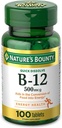 Nature 's Bounty Vitamin B-12 500 mcg, 100 Počet (Balení po 2)