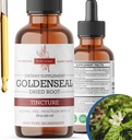 Goldenseal tinktura 124; Premium Alkoholo- Free Bylinný extrakt z Goldenseal Root 124; Tekutý botanický dodatek 124; Tradiční Bylinný vzorec 124; Made in USA - 2 oz (60 ml)