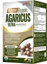 LABO Nutrition Bioactive Organic Agaricus Ultra - 7 Houba Extract dodatek Agaricus blazei Murill Cordyceps, Maitake, Turkey Tail, Lingzhi, Shiitake pro pokročilou imunitní podporu, USDA Organic