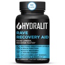 Rave Recovery Vitamíny Po party Relief Pills Music Festival Příslušenství Rave Essentials 5-HTP Dodatek Elektrolyty Hydratace lepší rána Serotonin Energy Kocovina 120 Kapsle