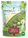 Potraviny pro živé organické travní porosty Powder, 1 libra - Non- GMO, Whole- Leaf, Surové, Non- Ozářené, čisté, Veganské Superfood, Bulk, Great for Juice, Bohaté v Fiber, Chlorofyl, mastné kyseliny a minerální látky