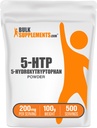 BulkSupplements.com 5-HTP Powder - 5-Hydroxytryptofan, 5 HTP dodatek - 5-HTP 200mg, Mood Support Supplement - Gluten Free, 200mg per Serving, 100g (3.5 oz) (Balení po 1)