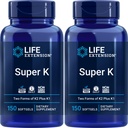 Life Extension Super K, 150 Softgels (balení po 2) s Vitamíny K a K2