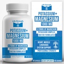 Life Strength Draslík & hořčík Komplex s aspartát, Oxid, Glycinát, Gluconát & Citrát - 1000mg (90 kapslí) Lékaři Navržení a vlastní míchání