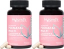 Hyland 's Easy Morning Prenatal Multivitamin a stravitelné zdraví a ranní nemoci Relief, 60 Vegan Kapsle, s folátem, Cholin, Zinek, Ginger Root, Prebiotika a Řasy DHA (Balení po 2)
