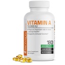 Bronson Vitamin A 10 000 IU Premium Non- GMO Formule podporuje zdravé vidění & imunitní systém a zdravý růst & Reproduction, 180 Softgels