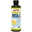 Barlean 's Citrus Sorbet High Potency Omega 3 Fish Oil Liquid Supplement, 1500mg EPA & DHA Fatty Acid, Smoothie Ochucené a Burless for Brain, Joint, & Heart Health, 16 oz