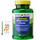 Jarní údolí Magnesium Citrát 124; Citrato de Magnesio 1000mg Kapsle 124; Nejlepší doplněk hořčíku pro ženy 124; Magnesium Pill Dublin 124; 100 mg, 100 Kapsle Bundle s Lual 45 Cukrovka Decoded