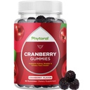 Fyzikální Extra Strength Cranberry Gummies pro ženy - Delicious Potenciální doplněk a muži močové měchýře Ledviny Trakt Zdraví Podpora Denní Vitamíny (30 Služení)