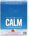 Přírodní vitalita klid, hořčík Citrát dodatek, Anti- Stress Drink Mix Powder, Gluten Free, Vegan, & Non- GMO, Raspberry Lemon, 0.12 oz, 30 Packets