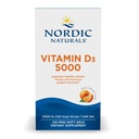 Nordic Naturals Vitamin D3 5000, Orange - 120 Mini měkké gely - 5000 IU Vitamin D3 - Podporuje zdravé kosti, mood & imunitní systém Funkce - Non- GMO - 120 Služební